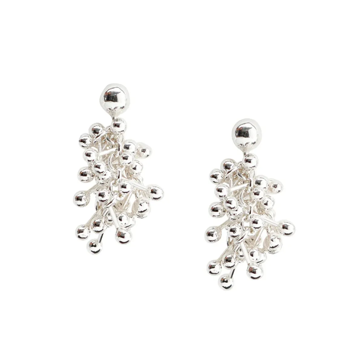 Tomfoolery Joy Large Cluster Earrings Fashion