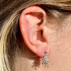Tomfoolery Joy Large Cluster Earrings Fashion