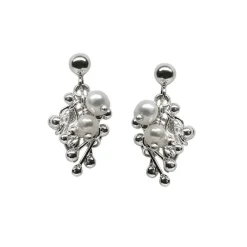 Tomfoolery Joy Pearl Cluster Earrings Sale