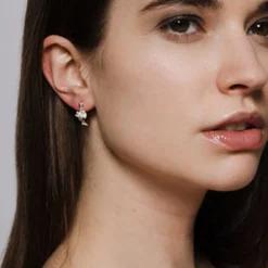 Tomfoolery Joy Pearl Cluster Earrings Sale