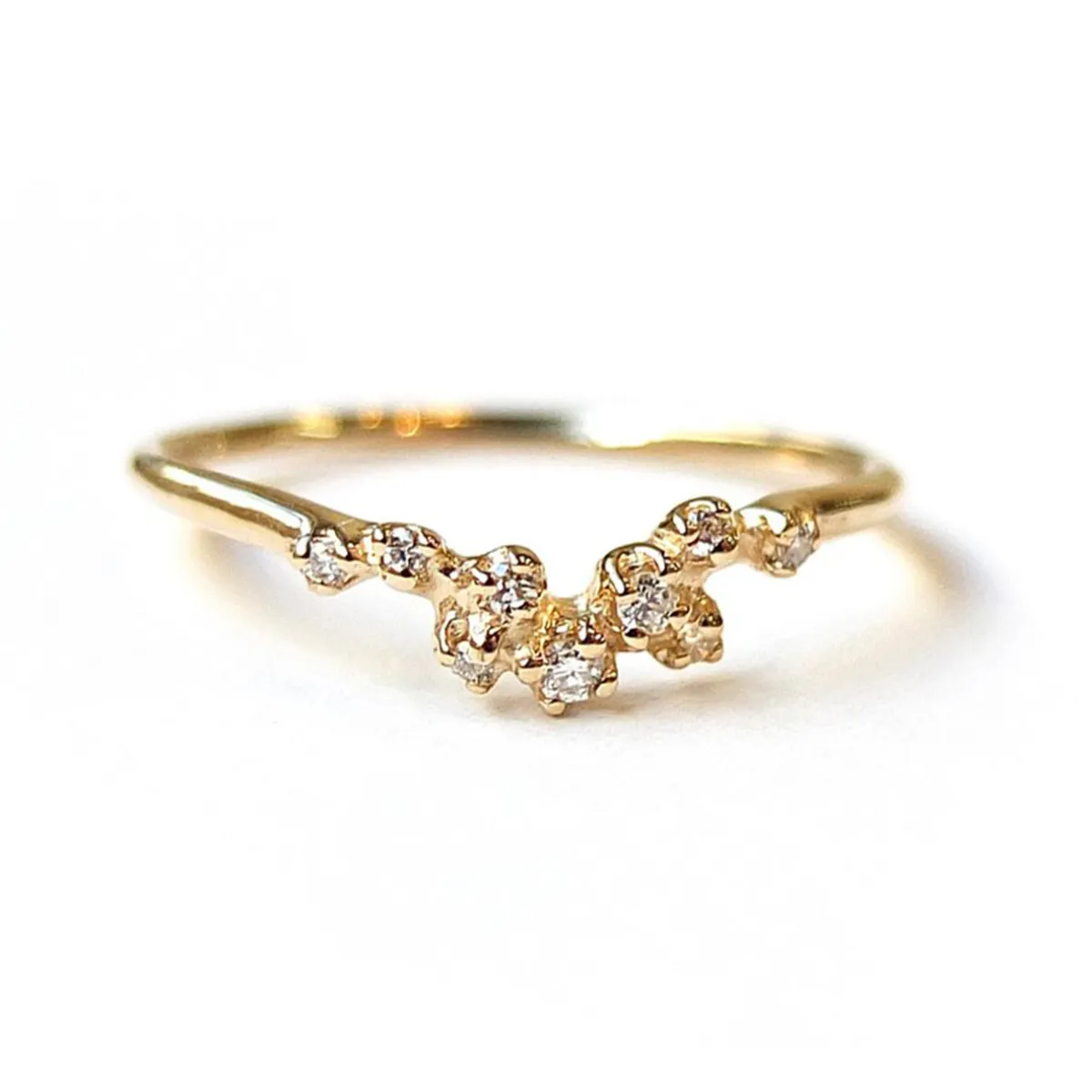 Tomfoolery Kokomo Diamond Wedding Band New