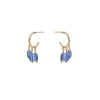 Tomfoolery Kyanite Gemstone Rain Hoops Hot
