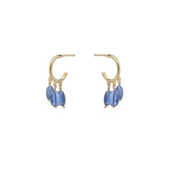Tomfoolery Kyanite Gemstone Rain Hoops Hot