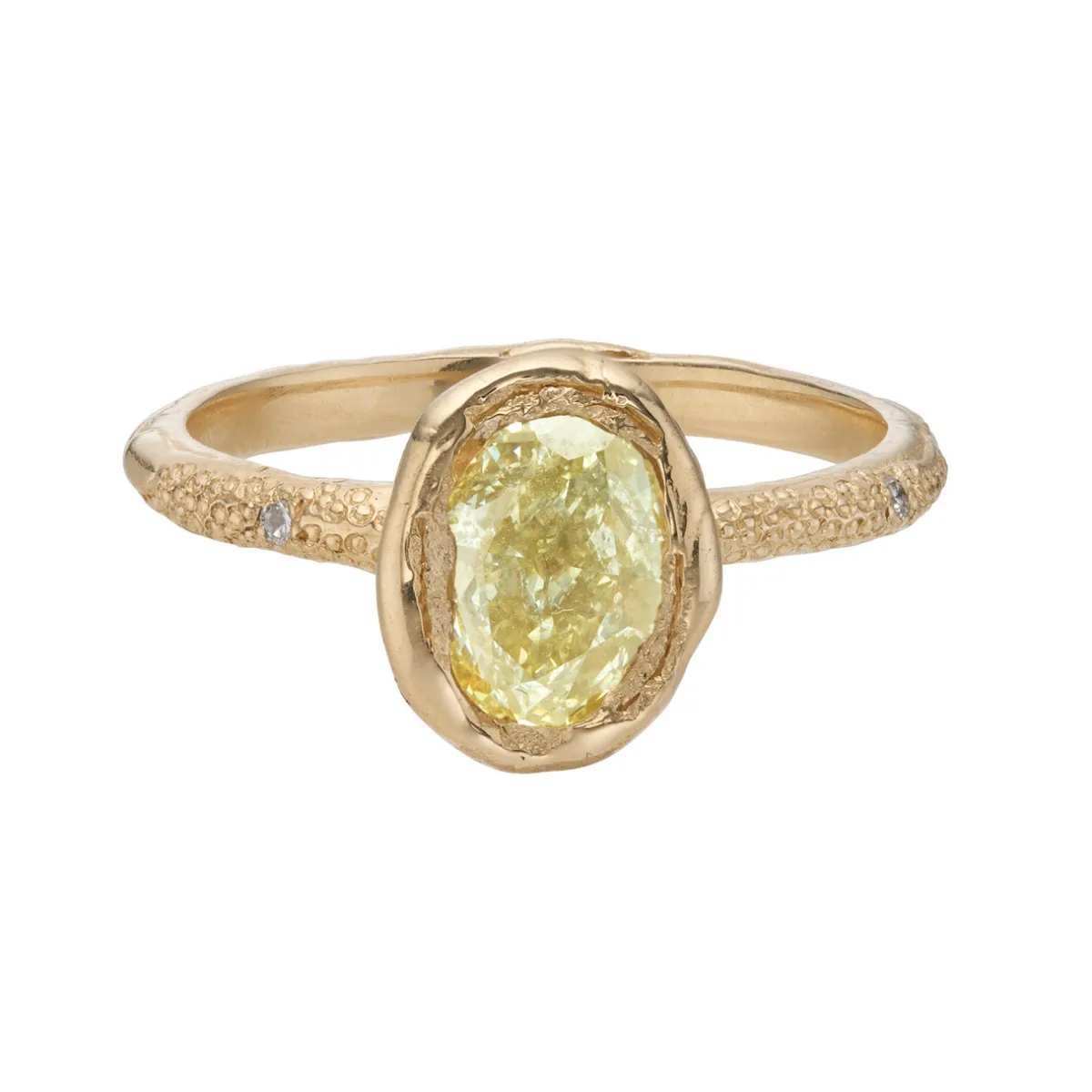 Tomfoolery Lab Yellow Diamond III Art Ring Best