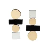 Tomfoolery Large Bauhaus Earrings Clearance