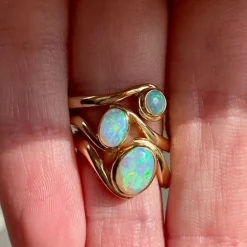 Tomfoolery Large Oval Opal Ring New