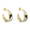 Tomfoolery Large Pastel Gemstone Tableau Hoops Sale