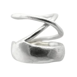 Tomfoolery Layla Silver Twisted Ring Discount