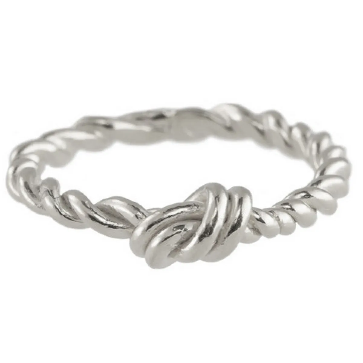 Tomfoolery Layla Silver Twisted Stacking Ring Online