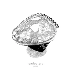 Tomfoolery ‘Life Is Really A River’ Art Ring Fashion