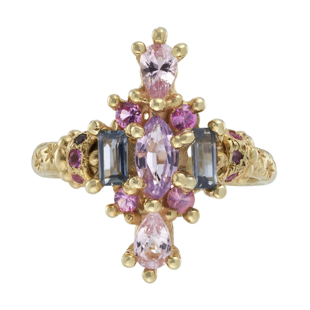 Tomfoolery Lilac Kaleidoscope Art Ring Sale