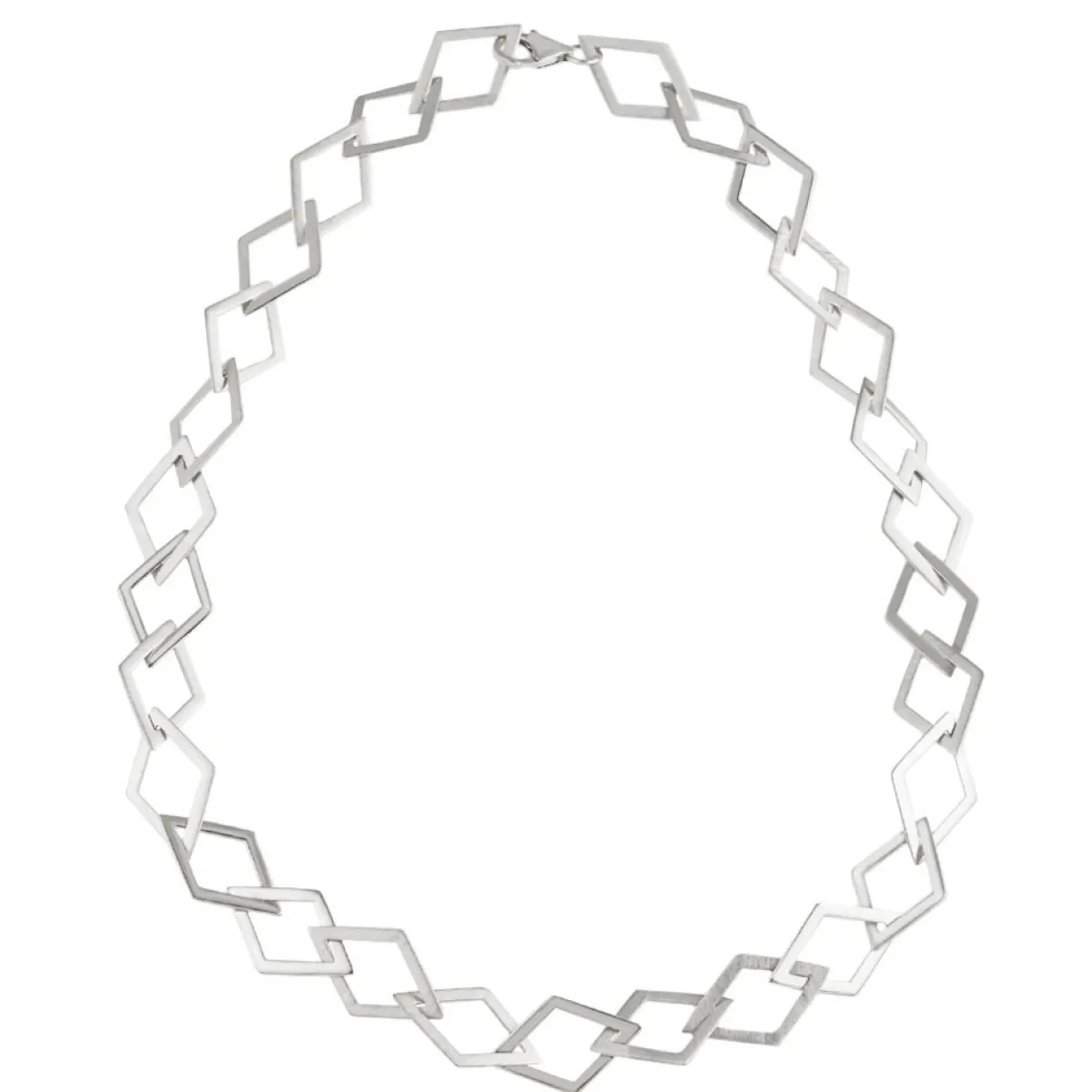 Tomfoolery Linear Diamond Chain Necklace Hot