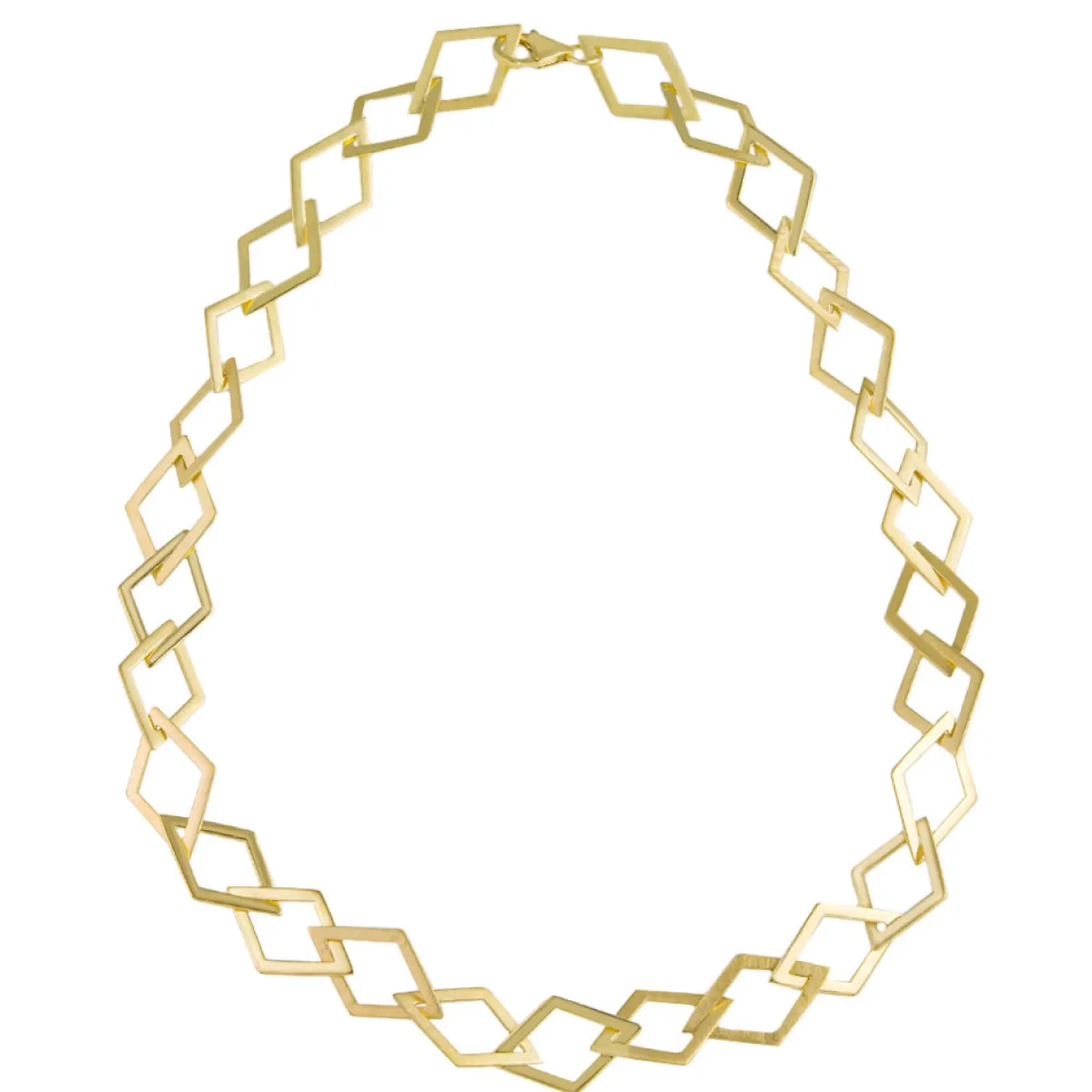 Tomfoolery Linear Diamond Chain Necklace Hot