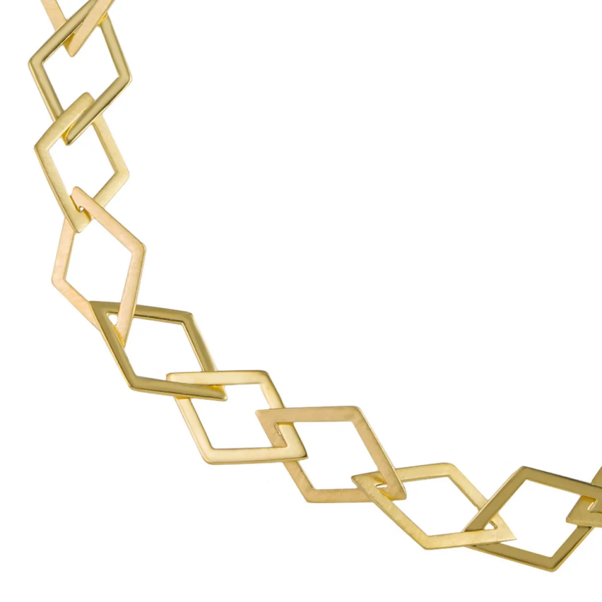 Tomfoolery Linear Diamond Chain Necklace Hot