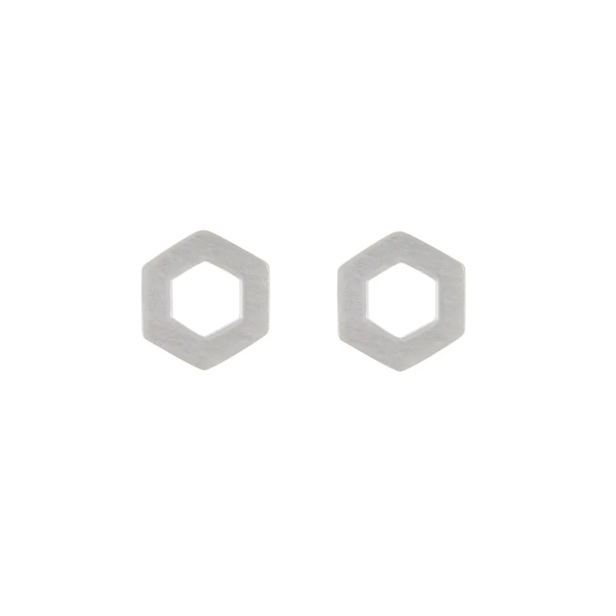 Tomfoolery Linear Mini Hex Frame Studs Sale
