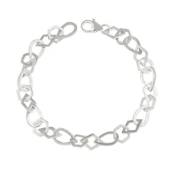 Tomfoolery Linear Multi Shape Chain Link Bracelet Clearance