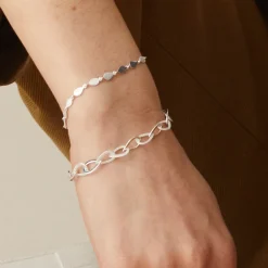 Tomfoolery Linear Pear Link Bracelet Discount