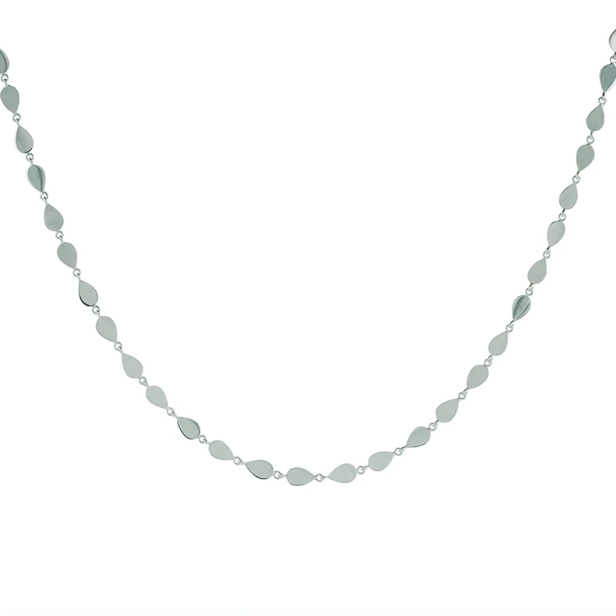 Tomfoolery Linear Pear Link Necklace Outlet