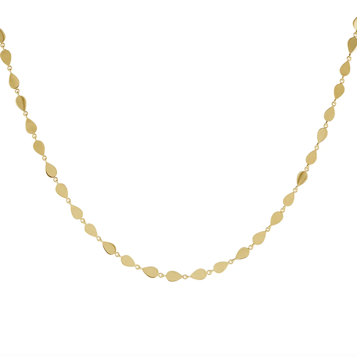 Tomfoolery Linear Pear Link Necklace Outlet