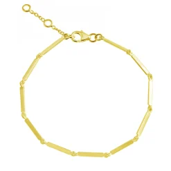 Tomfoolery Linear Slim Bar Link Bracelet Outlet