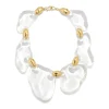 Tomfoolery Liquid Lucite Pebble Statement Necklace Outlet
