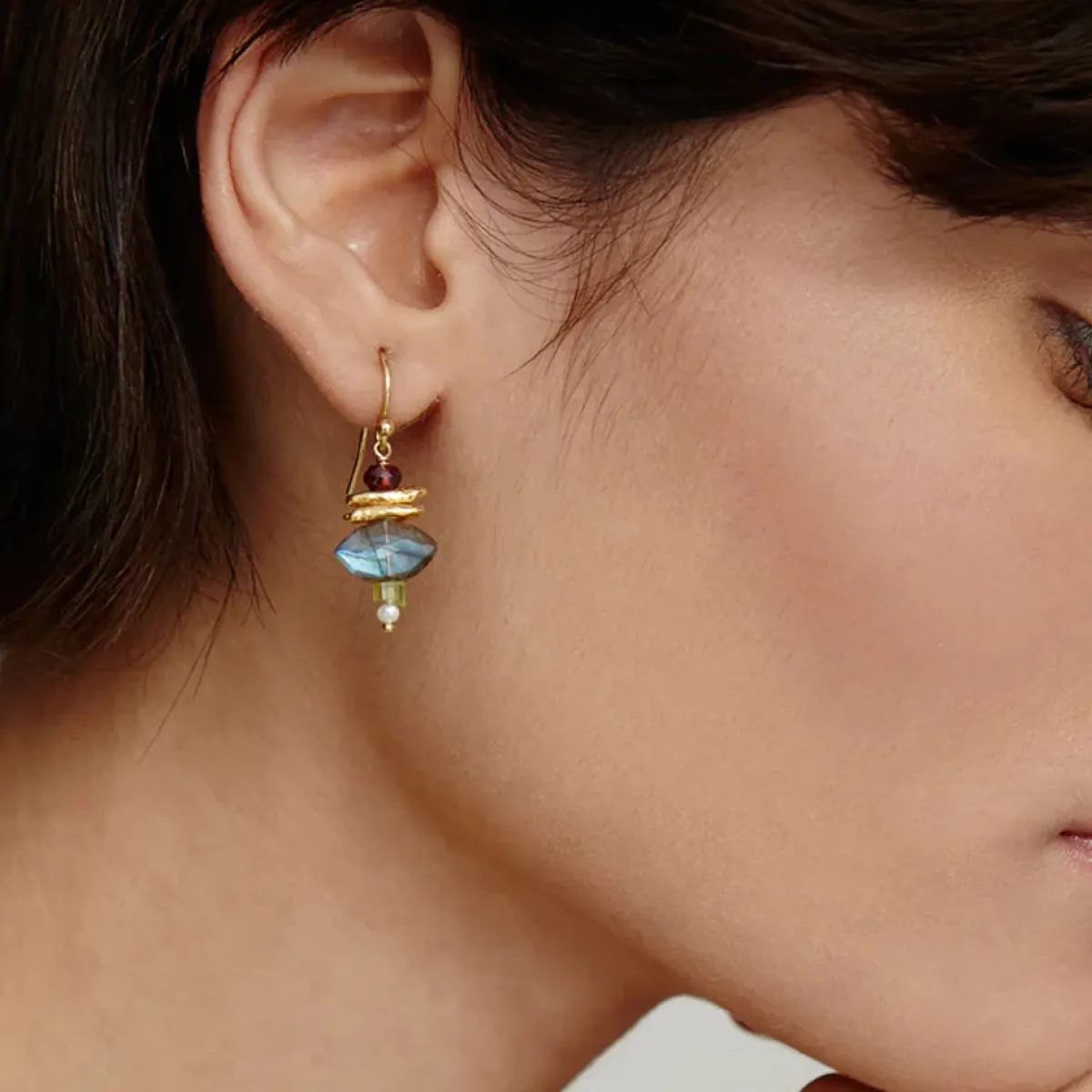 Tomfoolery Lisbeth Multi Mix Drop Earrings Clearance