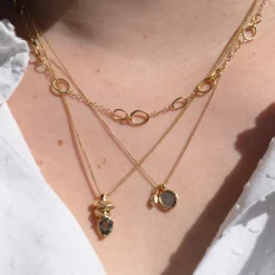 Tomfoolery Litica 18ct Gold Chain Necklace Outlet