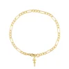 Tomfoolery London Flats Dala Detail Lucky Lantern Droplet .5 Chain Bracelet New