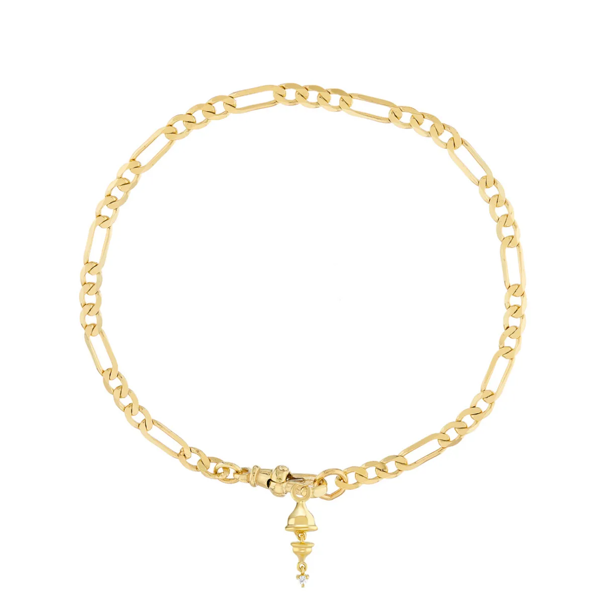 Tomfoolery London Flats Dala Detail Lucky Lantern Droplet .5 Chain Bracelet New