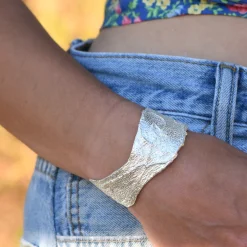 Tomfoolery London Plane Cuff in Silver Best