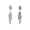 Tomfoolery London Plane Drop Earrings in Silver Discount