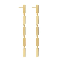 Tomfoolery Long Linear Bar Drop Earrings Online
