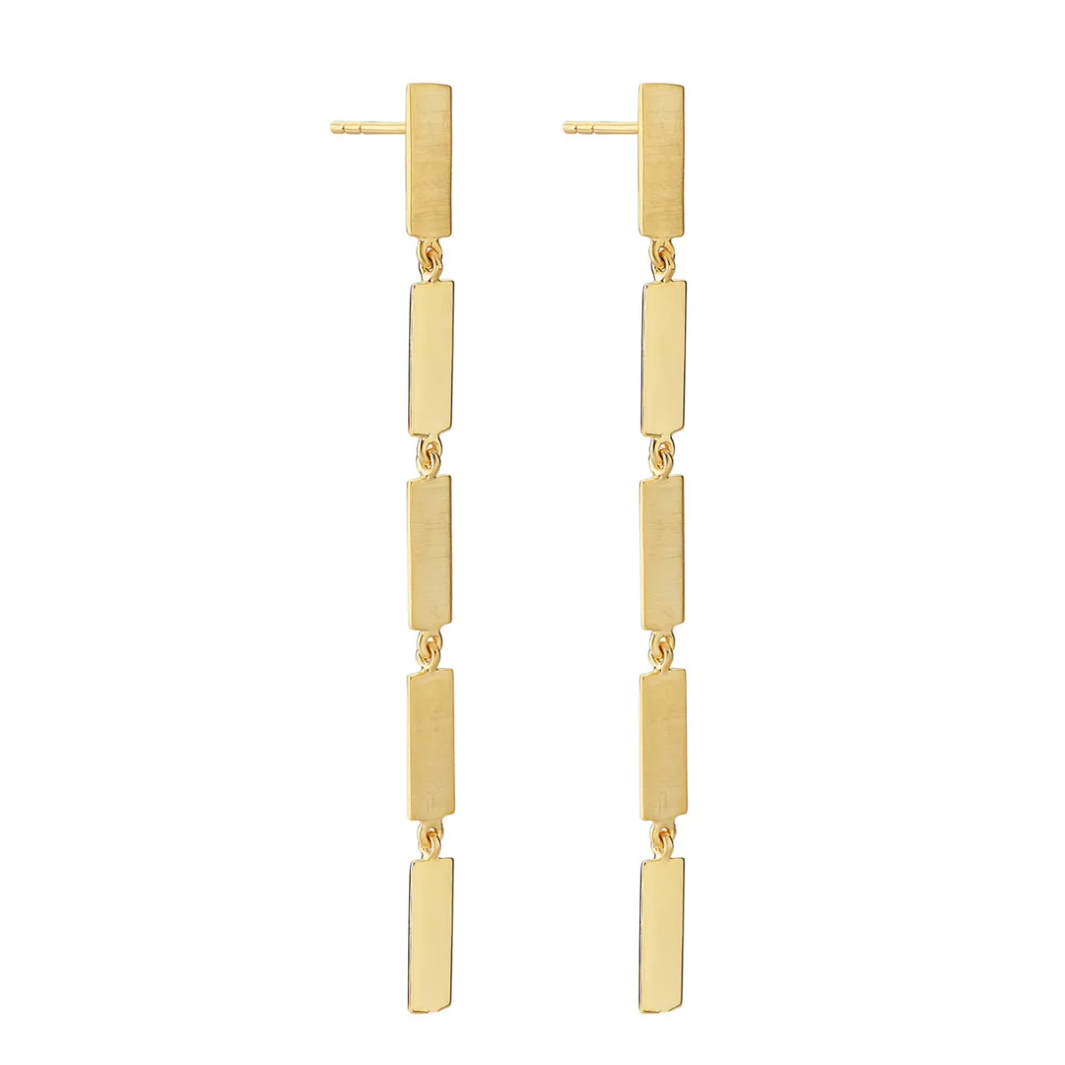 Tomfoolery Long Linear Bar Drop Earrings Online