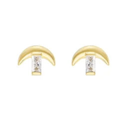 Tomfoolery LUNA Gem Gold Studs Clearance