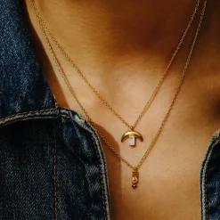 Tomfoolery LUNA Gem Silver Pendant Online