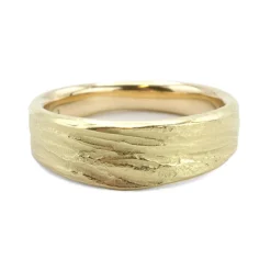 Tomfoolery Machrie Bay Gold Tapered Band Fashion