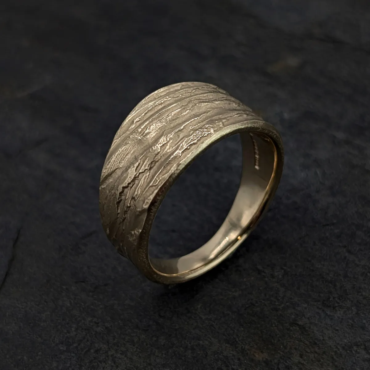 Tomfoolery Machrie Bay Gold Wide Band Clearance