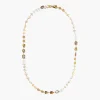 Tomfoolery Maeve Beaded Necklace Natural Mix Sale