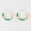 Tomfoolery Maggy Beaded Hoops Clearance