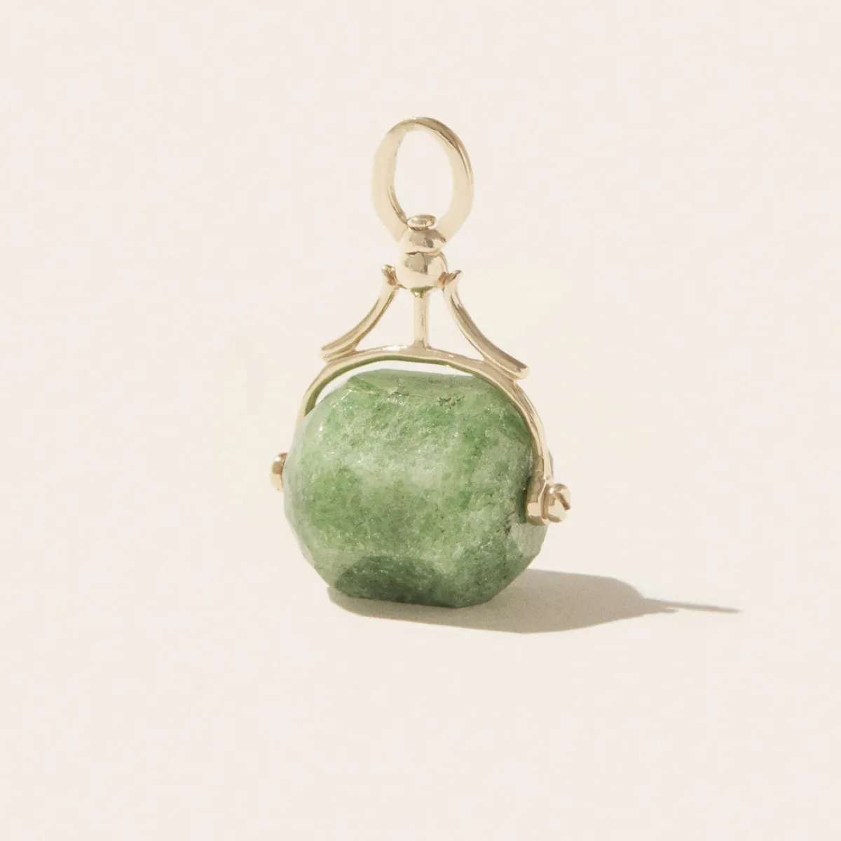 Tomfoolery Malo Zoisite & 9ct Yellow Gold Amulet Fashion