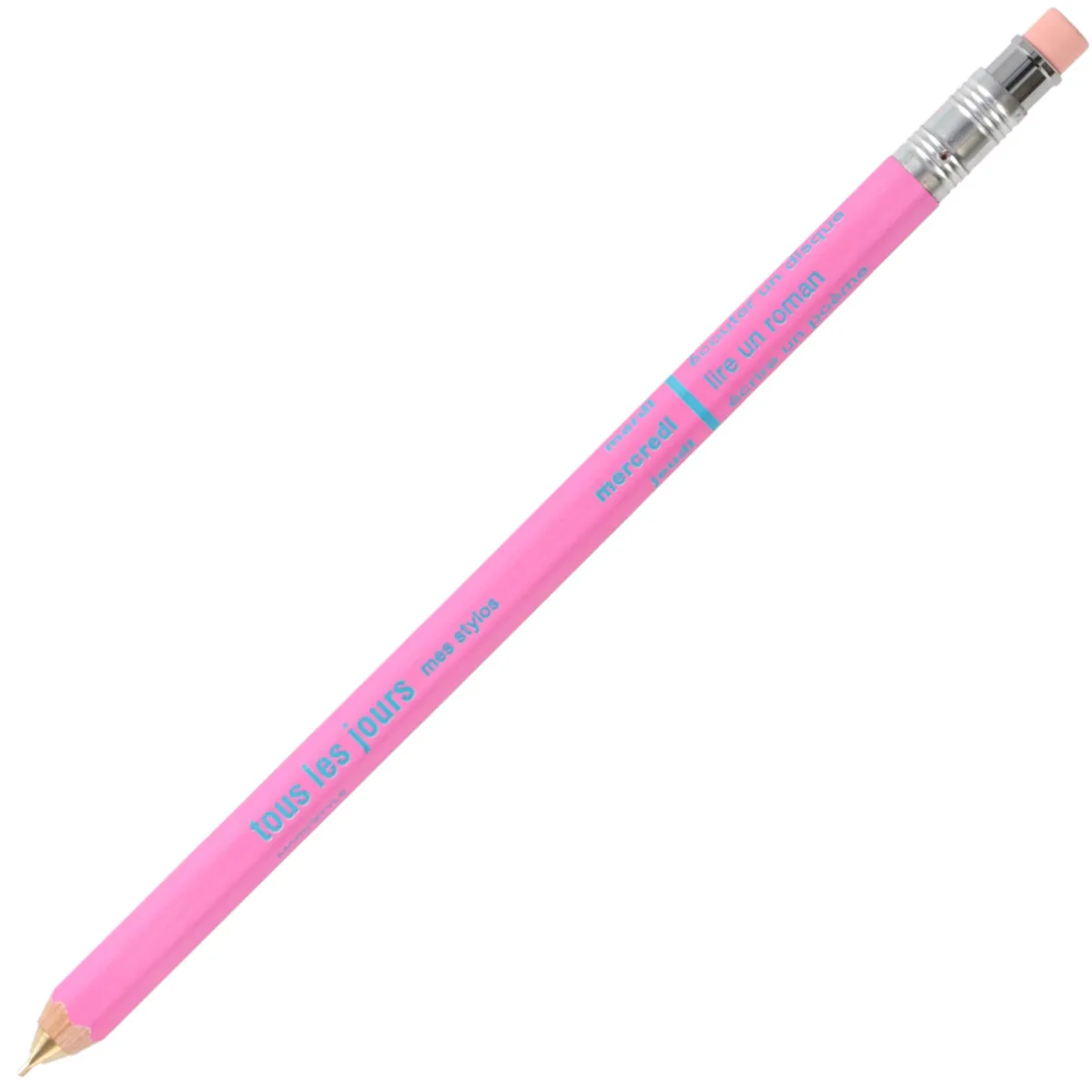 Tomfoolery Mark’s Style ‘Tous les Jours’ Vivid Pink Mechanical Pencil Hot
