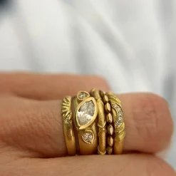 Tomfoolery Marquise Diamond Band Outlet