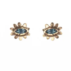 Tomfoolery Marquise Flower Studs New