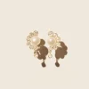 Tomfoolery Martha N°2 Pearl & Diamond Earrings Hot