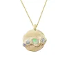 Tomfoolery Medallion Mermaid Necklace Discount