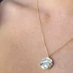 Tomfoolery Medallion Mermaid Necklace Discount