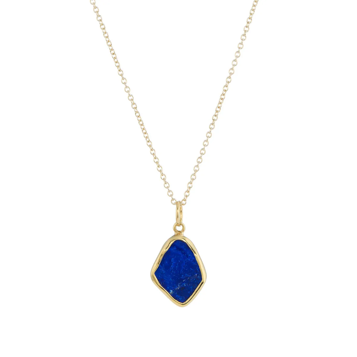 Tomfoolery Medium Irregular Lapis Lazuli Pendant Discount