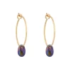 Tomfoolery Mermaid Gold Filled & Glass Bead Teardrop Hoops Best