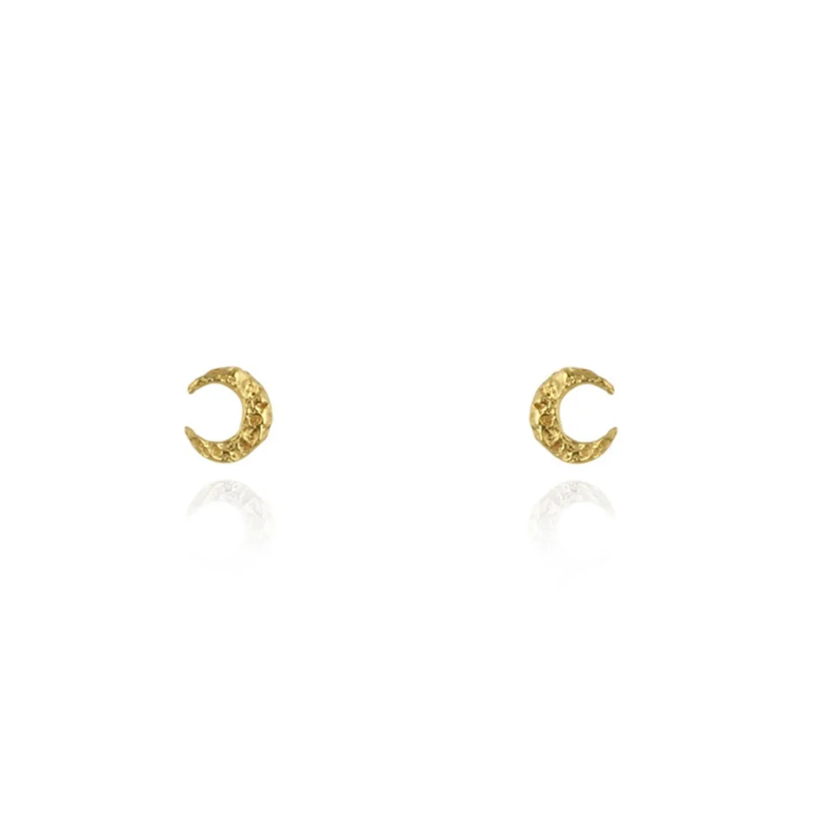 Tomfoolery Micro Crescent Moon Studs Best