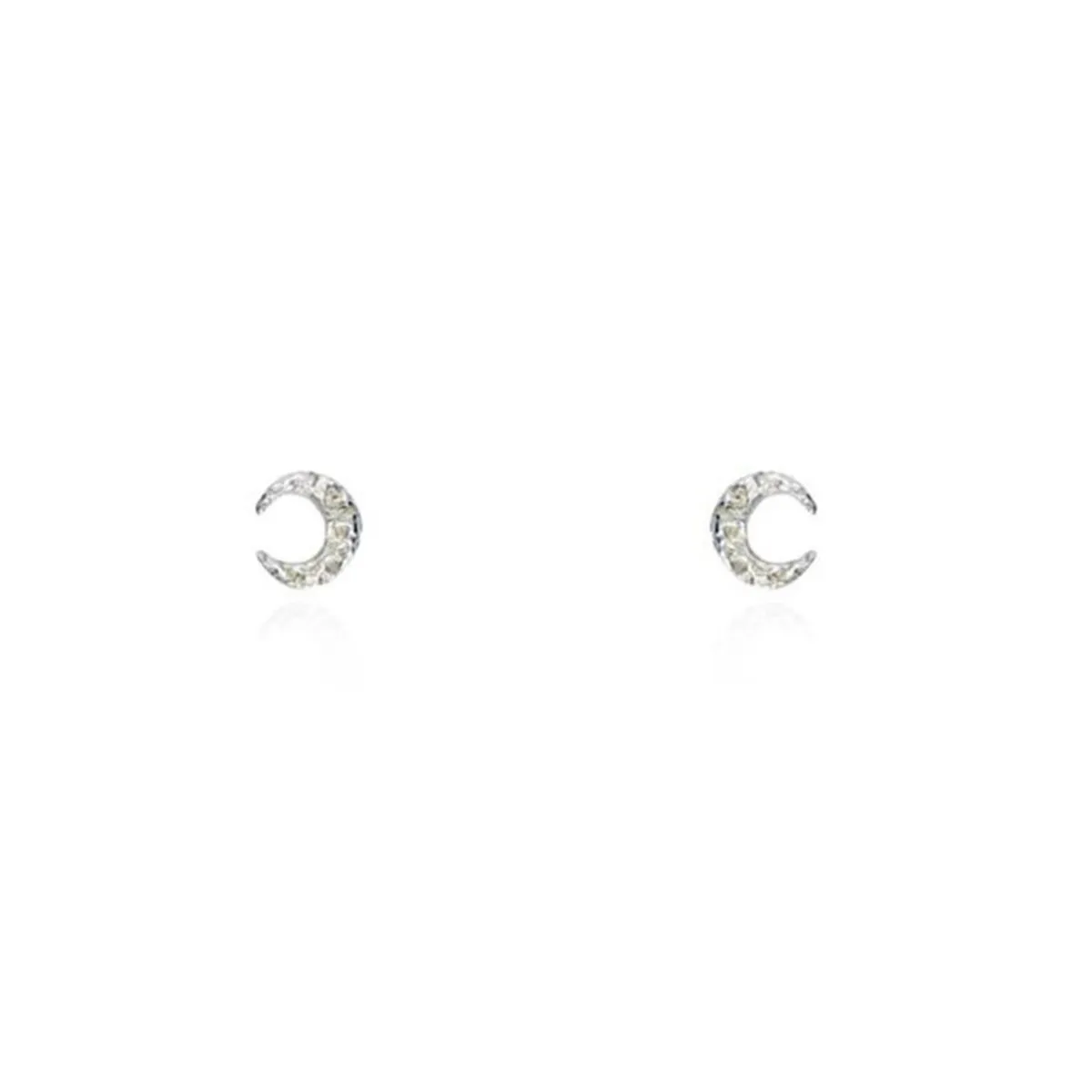 Tomfoolery Micro Crescent Moon Studs Best